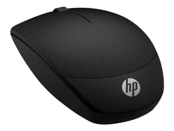 HP X200 - Mus - optisk - trådlös - 2.4 GHz - trådlös USB-mottagare - svart