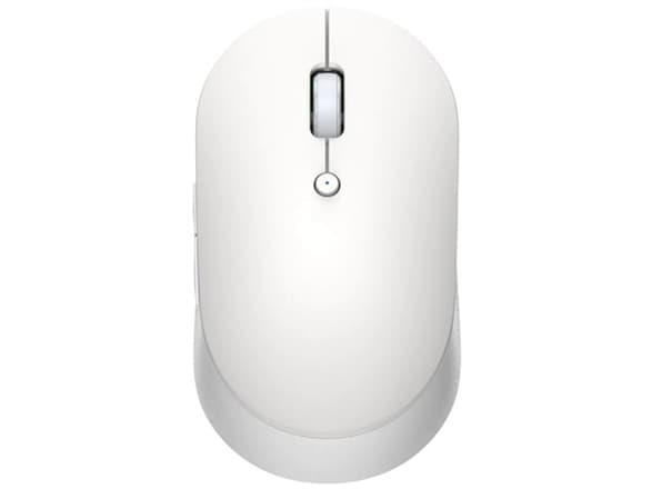 Xiaomi MI Dual Mode - Silent Edition - mus - optisk - 5 knapper - trådløs - 2.4 GHz, Bluetooth 4.2 LE - USB trådløs mottaker - hvit