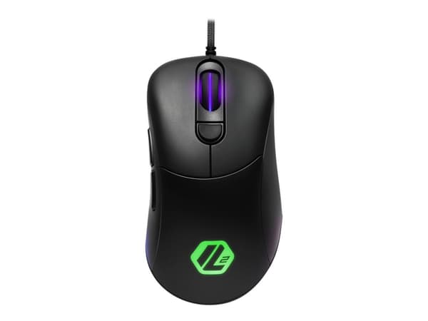 Sharkoon Light² 100 - Mus - högerhänt - optisk - 6 knappar - kabelansluten - USB