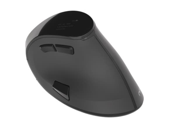 NATEC Euphonie, Oikeakätinen, Vaakasuuntainen muotoilu, Optinen, Bluetooth, 2400 DPI, Musta