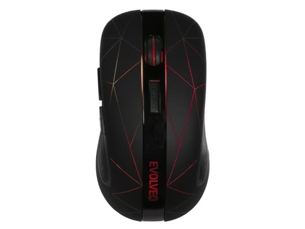 Evolveo WM430, Ambidextrous, RF Trådlös, 1600 DPI, Svart