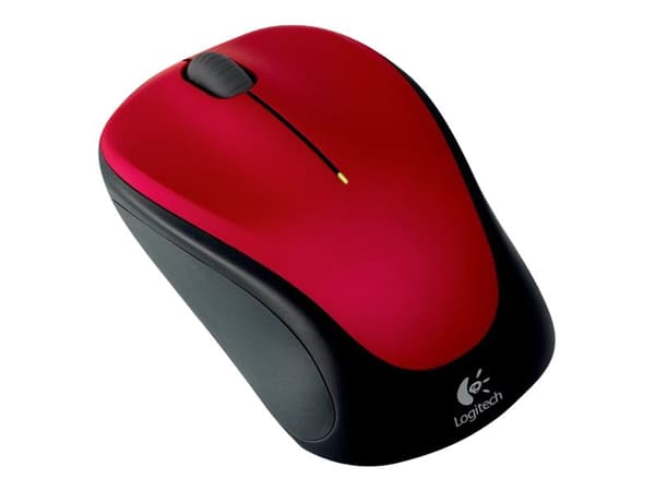 Logitech LGT-M235R, Molempikätinen, Optinen, Langaton RF, Punainen