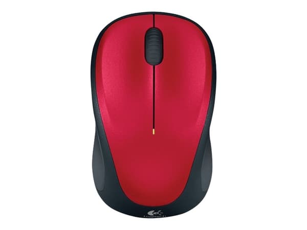 Logitech LGT-M235R, Molempikätinen, Optinen, Langaton RF, Punainen