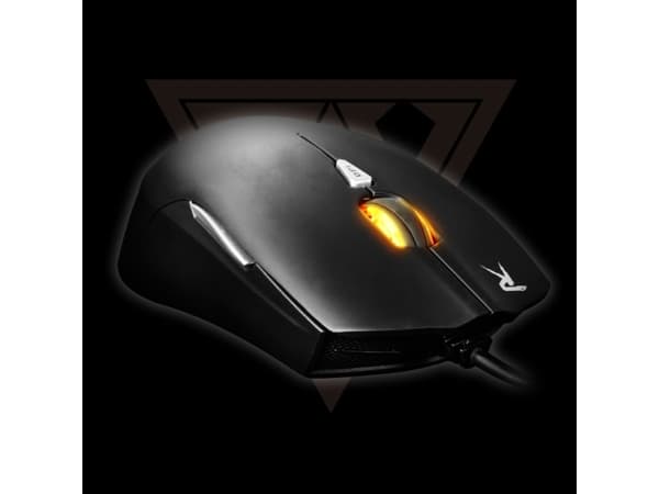 GAMDIAS GMS5501, Optisk, USB Type-A, 4000 DPI, Svart