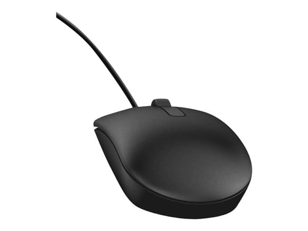 Dell MS116 - Mus - optisk - kabelansluten - USB - svart
