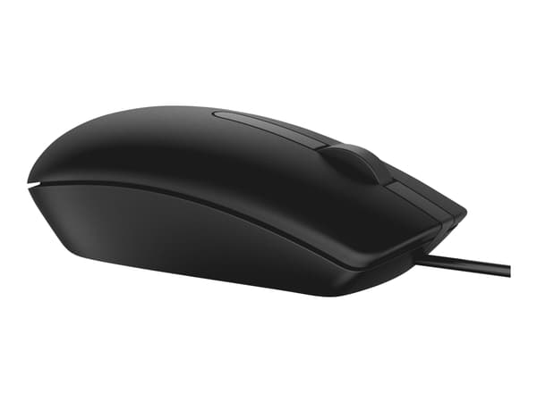 Dell MS116 - Mus - optisk - kabelansluten - USB - svart