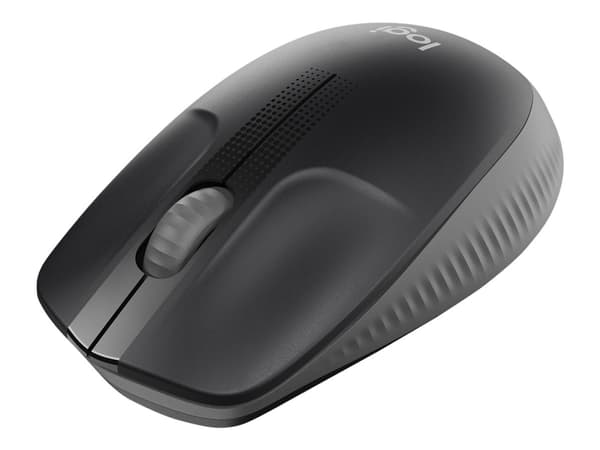 Logitech M190, Molempikätinen, Optinen, Langaton RF, 1000 DPI, Musta, Harmaa