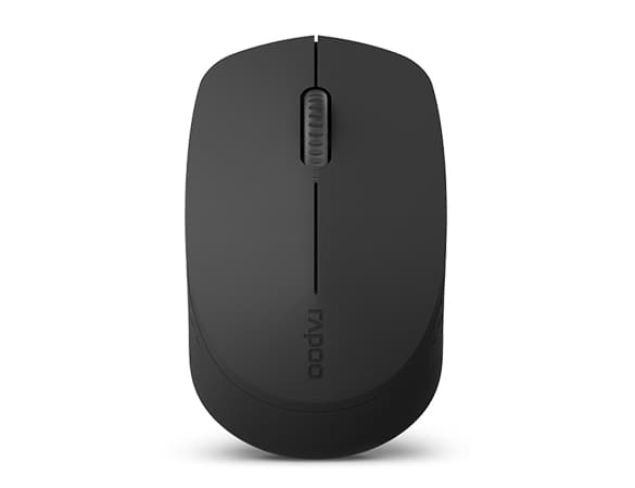 Rapoo M100 - Mus - trådlös - 2.4 GHz, Bluetooth 4.0, Bluetooth 3.0 - svart