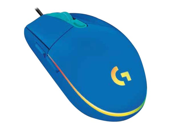 Logitech Gaming Mouse G102 LIGHTSYNC - Mus - høyrehendt - optisk - 6 knapper - kablet - USB - blå