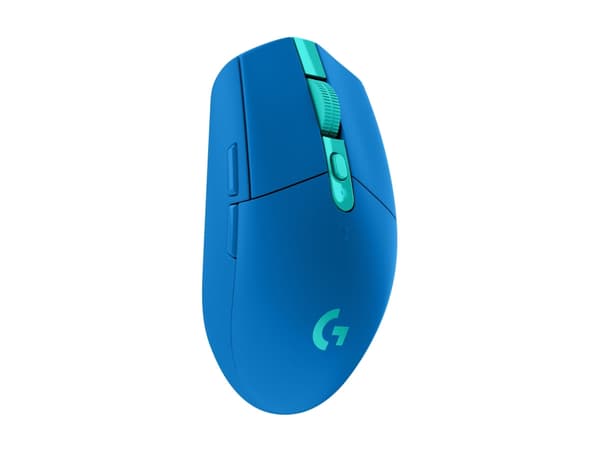 Logitech G G305 - Mus - optisk - 6 knappar - trådlös - 2.4 GHz - trådlös USB-mottagare - blå