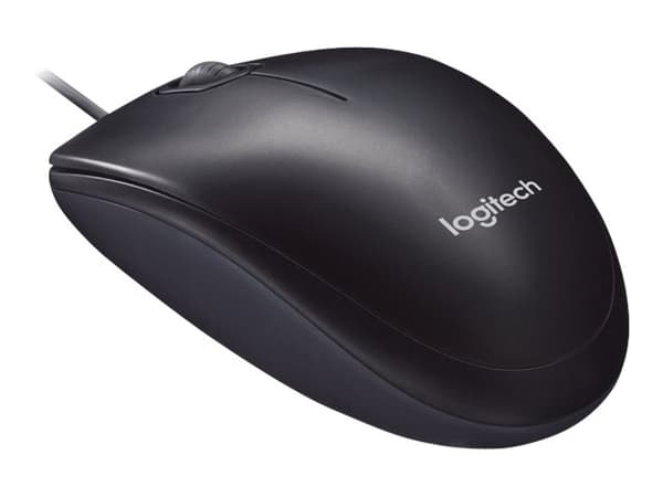 Logitech M90 - Mus - høyre- og venstrehåndet - optisk - kablet - USB