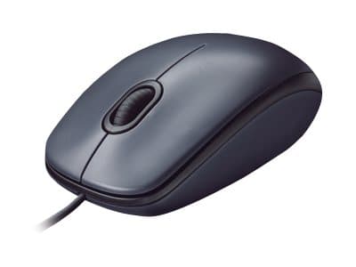 Logitech M90 - Mus - høyre- og venstrehåndet - optisk - kablet - USB