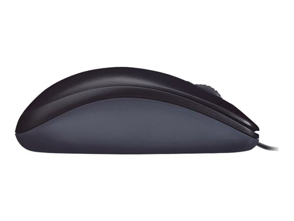 Logitech M90 - Mus - høyre- og venstrehåndet - optisk - kablet - USB