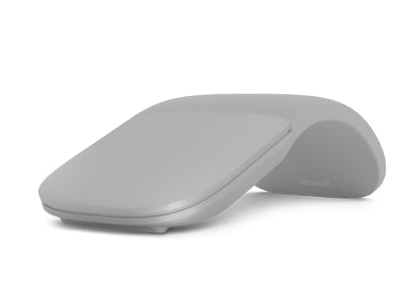 Microsoft Surface Arc Mouse - Mus - optisk - 2 knapper - trådløs - Bluetooth 4.1 - lysegrå - for Surface Laptop