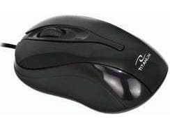 TITANUM TM103K, Ambidextrous, Optisk, USB Type-A, 1000 DPI, Svart