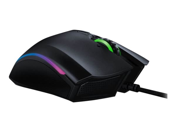 Razer Mamba Elite - Mus - ergonomisk - högerhänt - optisk - 9 knappar - kabelansluten - USB
