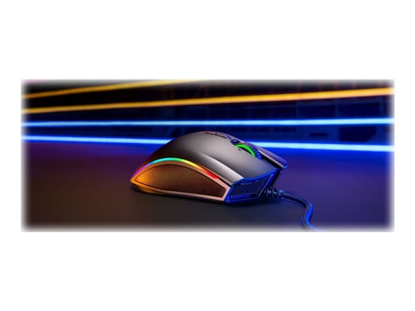 Razer Mamba Elite - Mus - ergonomisk - högerhänt - optisk - 9 knappar - kabelansluten - USB