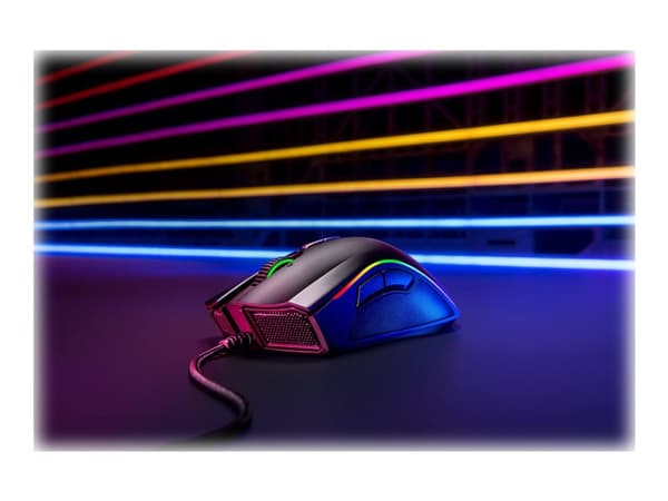 Razer Mamba Elite - Mus - ergonomisk - högerhänt - optisk - 9 knappar - kabelansluten - USB