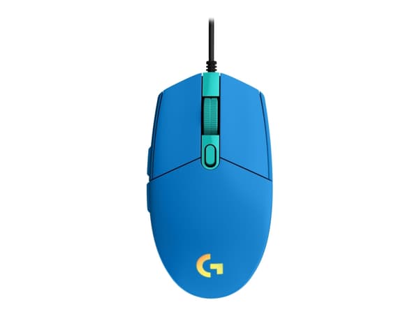Logitech Gaming Mouse G203 LIGHTSYNC - Mus - optisk - 6 knapper - kablet - USB - blå