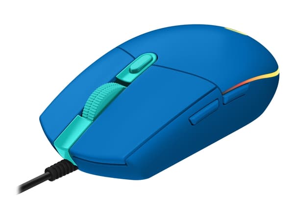 Logitech Gaming Mouse G203 LIGHTSYNC - Mus - optisk - 6 knapper - kablet - USB - blå