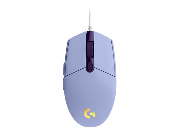 Logitech Gaming Mouse G203 LIGHTSYNC - Mus - optisk - 6 knapper - kablet - USB - lilla - for Komplett Epic Gaming PC a125