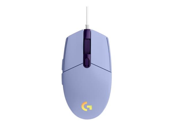 Logitech Gaming Mouse G203 LIGHTSYNC - Mus - optisk - 6 knapper - kablet - USB - lilla - for Komplett Epic Gaming PC a125
