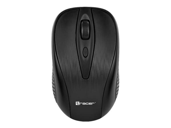 Tracer Joy II - Mus - høyre- og venstrehåndet - optisk - 3 knapper - trådløs - 2.4 GHz - USB trådløs mottaker - svart