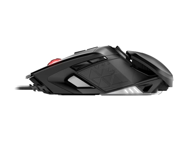 CHERRY MC 9620 FPS - Mus - ergonomisk - optisk - 9 knappar - kabelansluten - USB - svart
