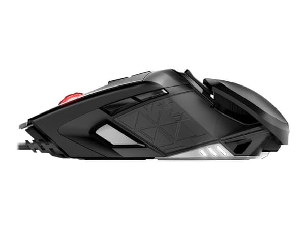 CHERRY MC 9620 FPS - Mus - ergonomisk - optisk - 9 knappar - kabelansluten - USB - svart