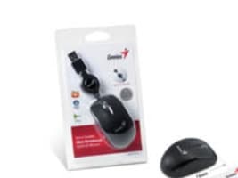 Genius Micro Traveler USB, Optisk, USB Type-A, 1200 DPI, Svart