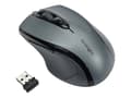 Miniatyrbilde 1 av 5: Kensington Pro Fit Mid-Size - Mus - høyrehendt - optisk - 5 knapper - trådløs - 2.4 GHz - USB trådløs mottaker - grafittgrå