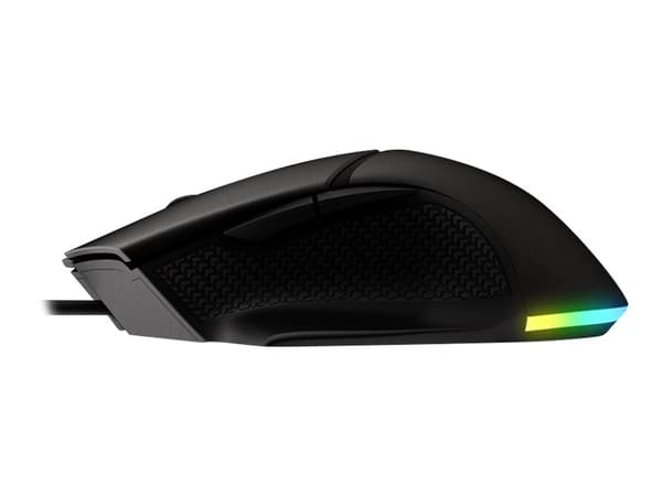 MSI Clutch GM20 Gaming - Mus - ergonomisk - högerhänt - optisk - 6 knappar - kabelansluten - USB