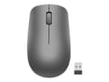 Miniatyrbild 3 av 5: Lenovo 530 Wireless Mouse - Mus - höger- och vänsterhänta - optisk - 3 knappar - trådlös - 2.4 GHz - trådlös USB-mottagare - grafit