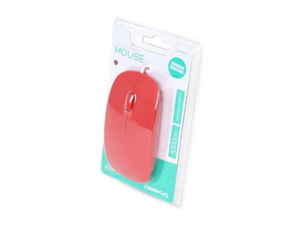 Omega mouse OM-414 Optical, red