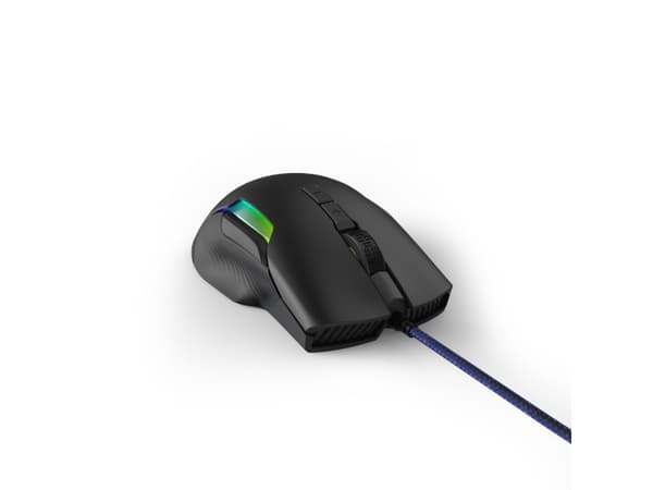 Hama uRage Reaper 600 - Mus - ergonomisk - høyre- og venstrehåndet - optisk - 8 knapper - kablet - USB - svart