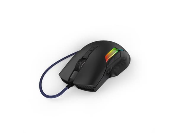 Hama uRage Reaper 600 - Mus - ergonomisk - høyre- og venstrehåndet - optisk - 8 knapper - kablet - USB - svart