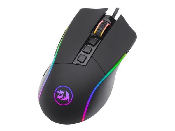 REDRAGON Lonewolf2 - Mus - optisk - 10 knappar - kabelansluten - USB