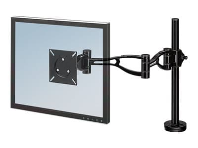 Fellowes Depth Adjustable Arm - Monteringskomponent (støttearm) - for Skjerm Sort
