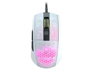 ROCCAT Burst Pro - Mus - optisk - kablet - USB 2.0 - hvit