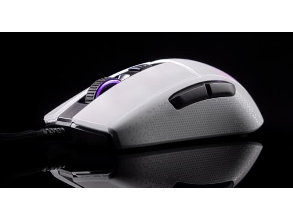 ROCCAT Burst Pro - Mus - optisk - kablet - USB 2.0 - hvit