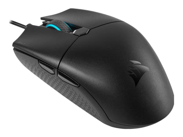 CORSAIR Gaming KATAR PRO - Mus - optisk - 6 knappar - kabelansluten - USB - svart