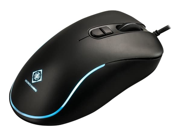 DELTACO GAMING DM120 - Mus - ergonomisk - kablet - USB