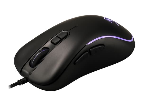 DELTACO GAMING DM120 - Mus - ergonomisk - kablet - USB Sort