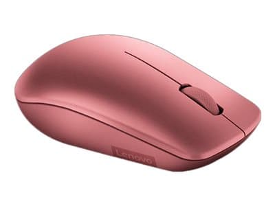 Lenovo 530 Wireless Mouse - Mus - høyre- og venstrehåndet - optisk - 3 knapper - trådløs - 2.4 GHz - USB trådløs mottaker - Kirsebærrød Rød
