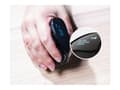 Pikkukuva 4 / 5: Trust Voxx, Oikeakätinen, Vaakasuuntainen muotoilu, Optinen, RF Wireless + Bluetooth, 2400 DPI, Musta