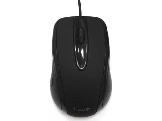 Havit mouse Havit MS753 USB 2.0 universal mouse Svart, Röd