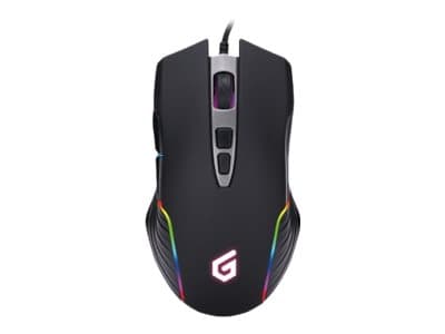 Conceptronic DJEBBEL - Mus - ergonomisk - optisk - 7 knapper - kablet - USB - svart