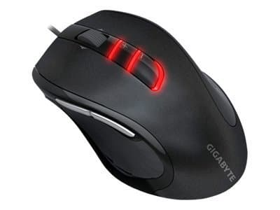 Gigabyte M6900 - Mus - optisk - 7 knappar - kabelansluten - USB - svart