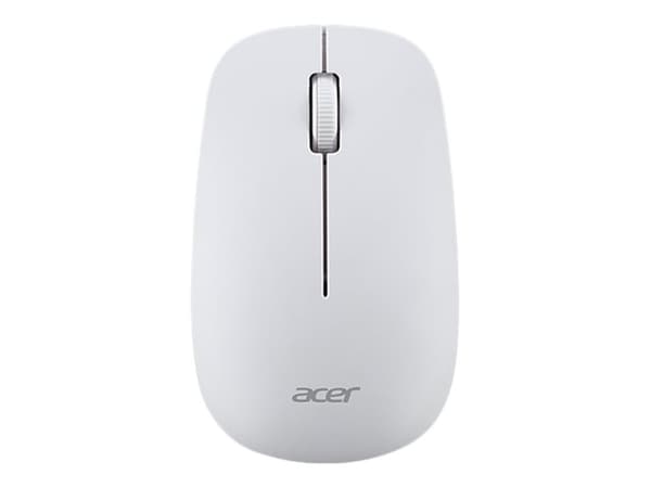 Acer AMR010 - Mus - 3 knappar - trådlös - Bluetooth - vit - detaljhandel - för Aspire C 22; Chromebook 51X; TravelMate Spin B3; Veriton Essential N V