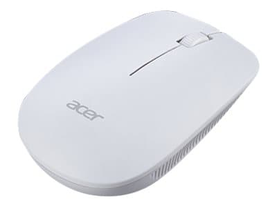 Acer AMR010 - Mus - 3 knappar - trådlös - Bluetooth - vit - detaljhandel - för Aspire C 22; Chromebook 51X; TravelMate Spin B3; Veriton Essential N V